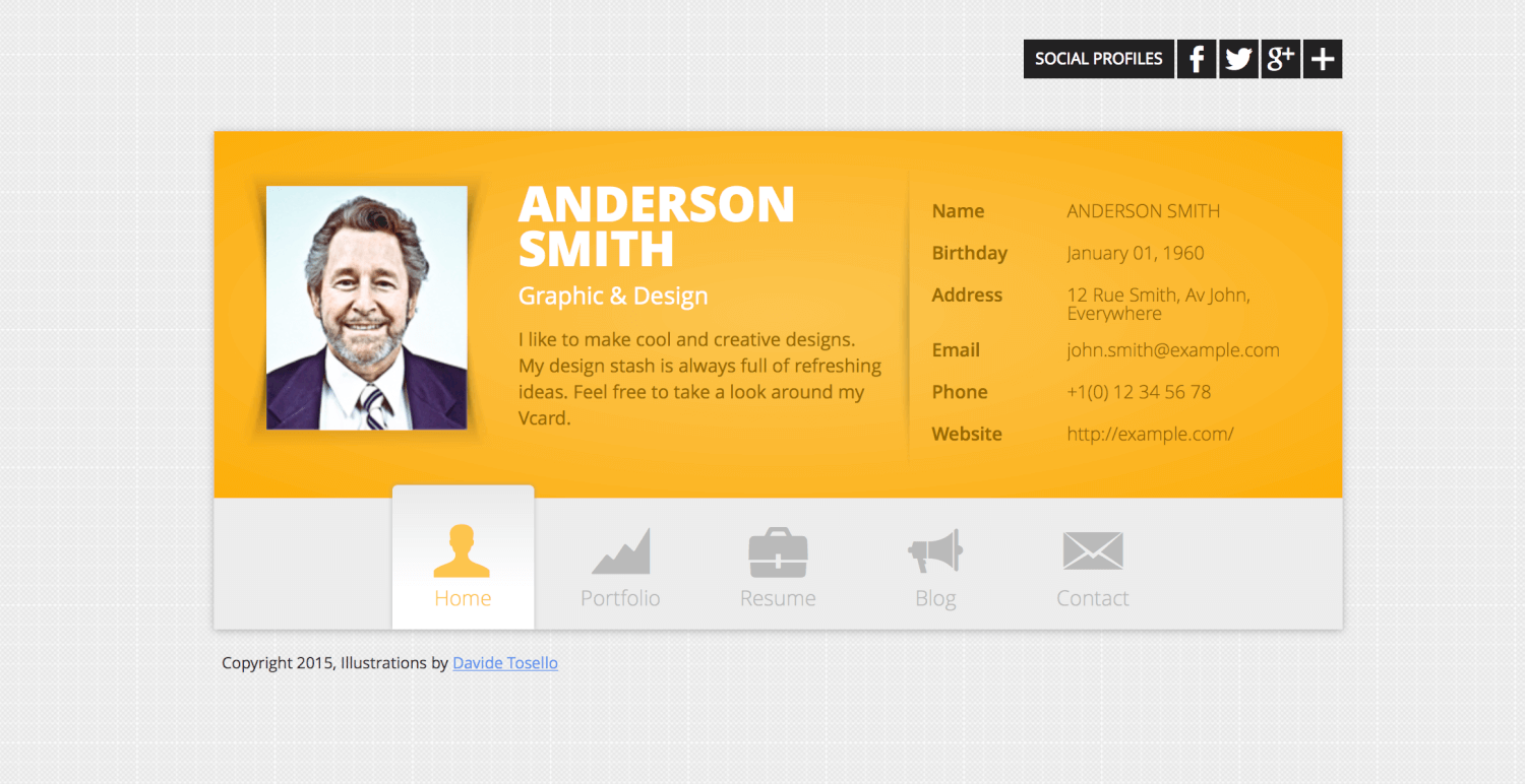 Zwin - Responsive vCard Wordpress Theme