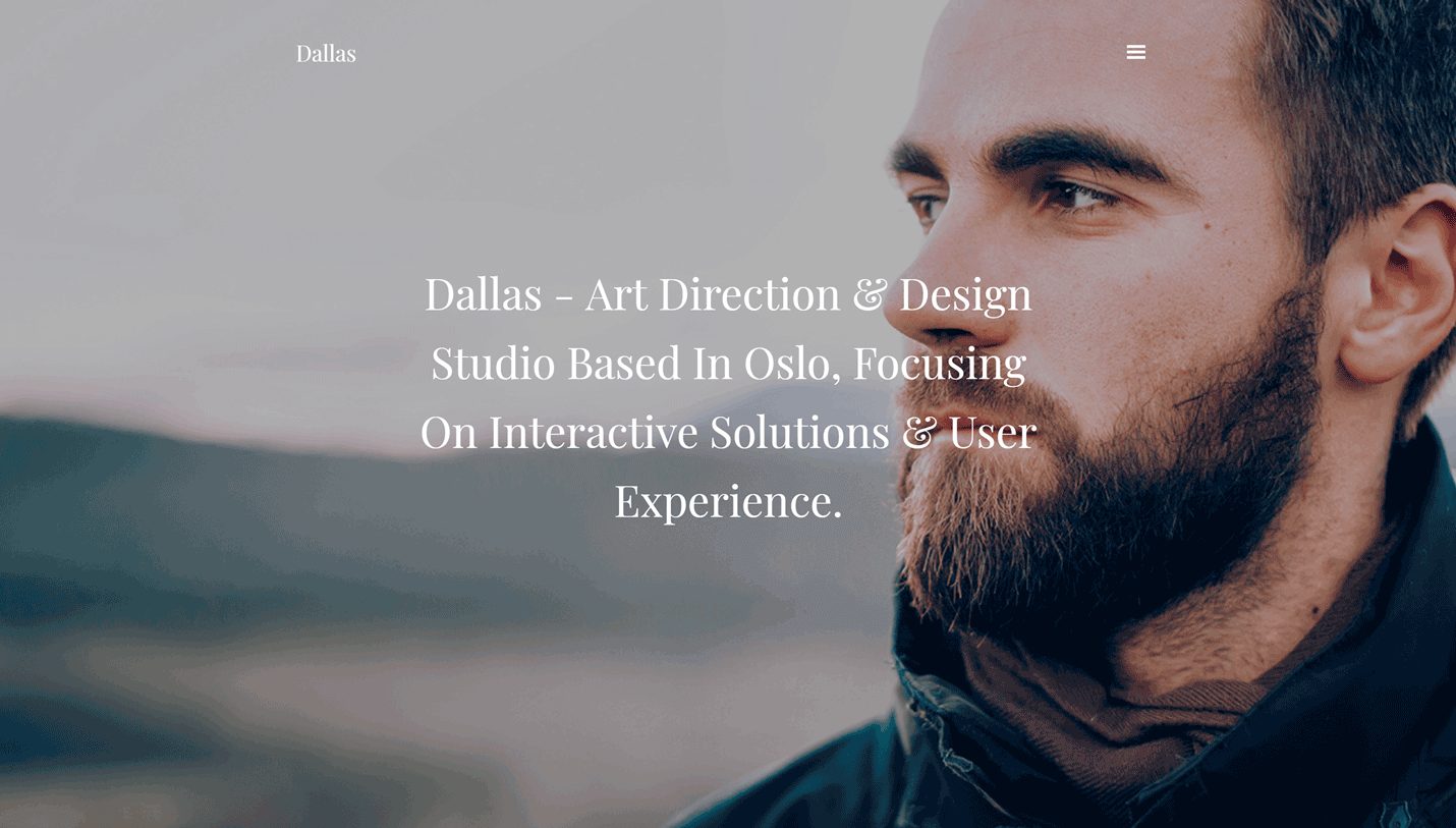 Dallas - Multi-Purpose Minimal Portfolio WordPress Theme