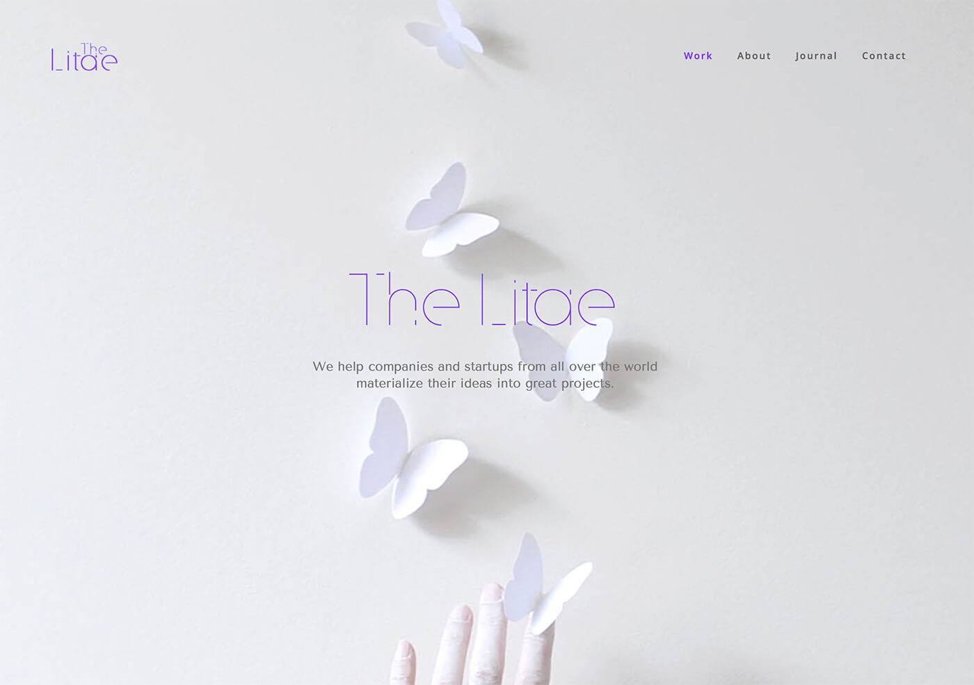 The Litae - Simple Portfolio WordPress Theme