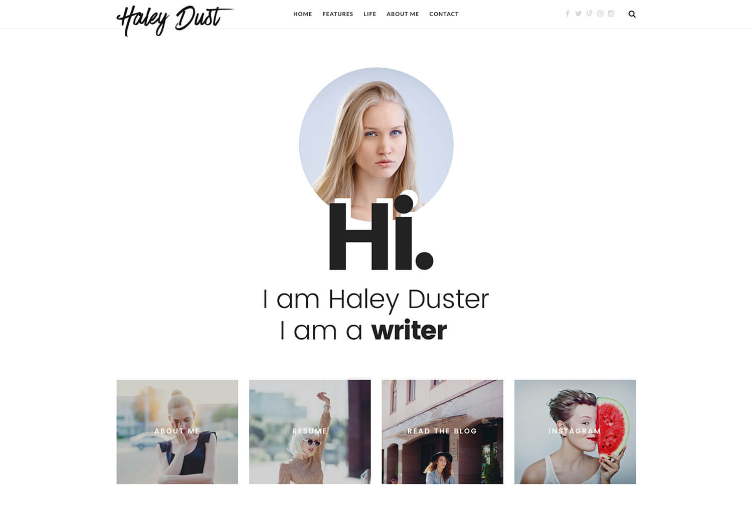 Impose Blog - Instagram WordPress Theme