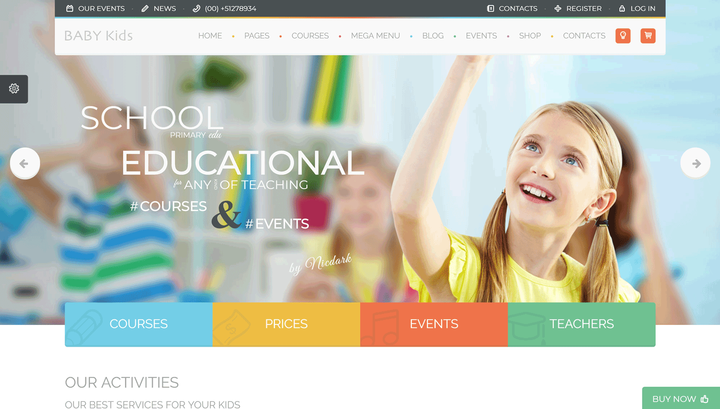 School - Education and University WordPress Theme