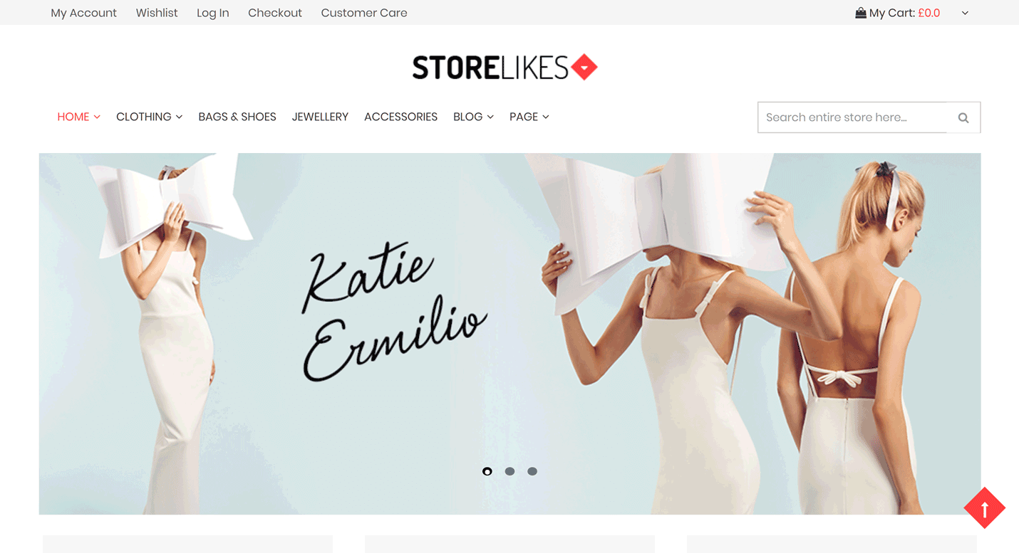Storelikes - WooCommerce Fashion Store RTL WordPress Theme
