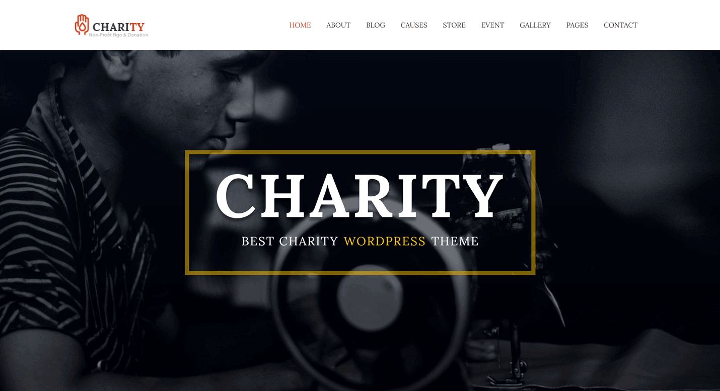 Charity - Stylish Nonprofit RTL WordPress Theme