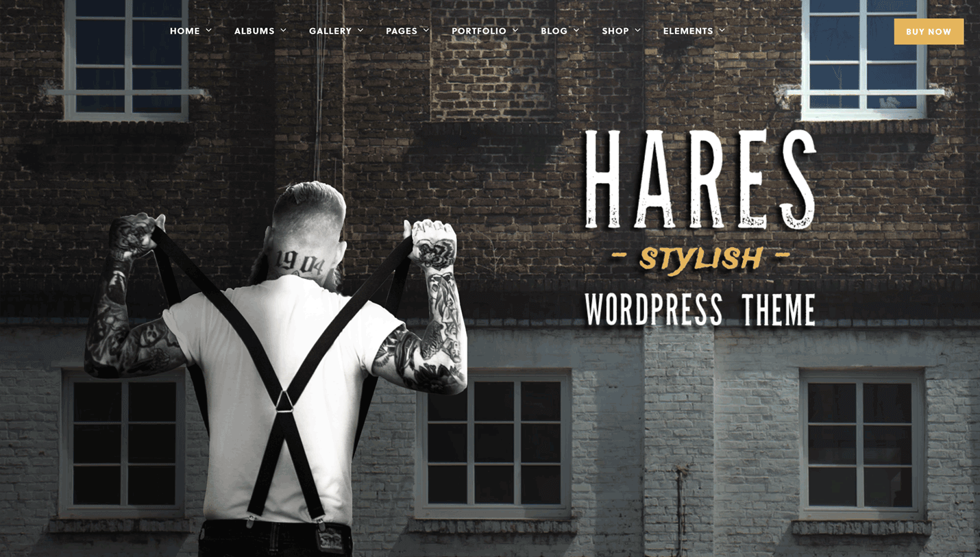 Hares - Trendy WPBakery Page Builder WordPress Theme