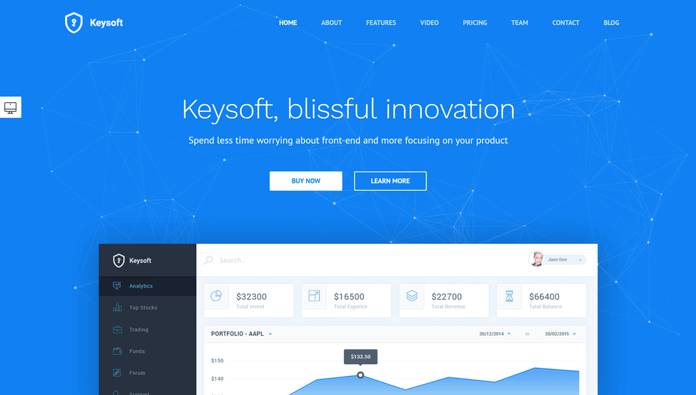 KeySoft - App and Software Marketing WordPress Theme