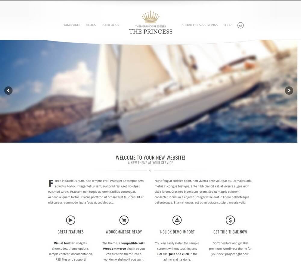 Princess - Corporate Gutenberg WordPress Theme