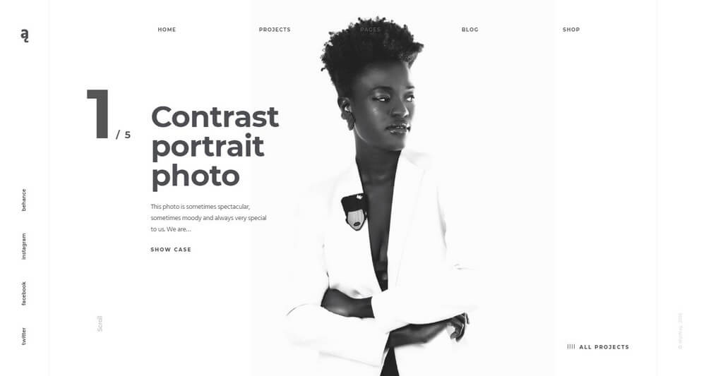 Anadbry - Clean Creative Portfolio WordPress Theme