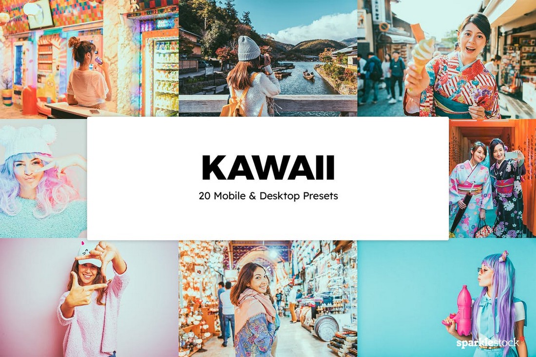 20 Kawaii Lightroom Presets & LUTs