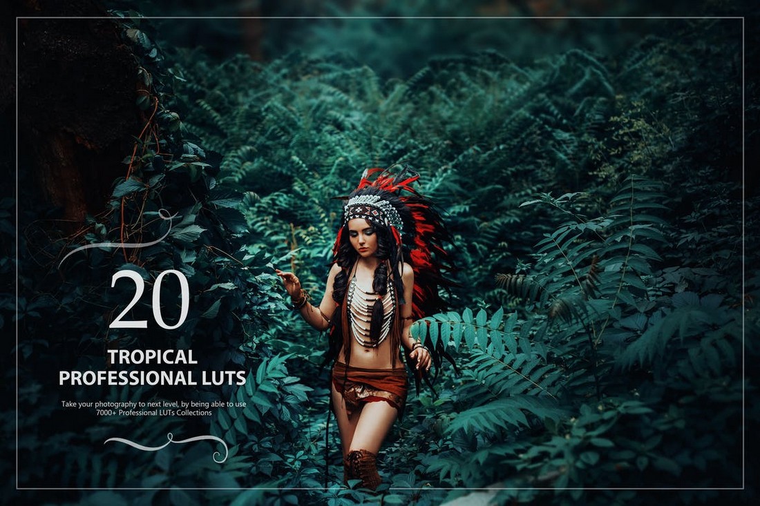 20 Tropical LUTs for Lightroom & Photoshop