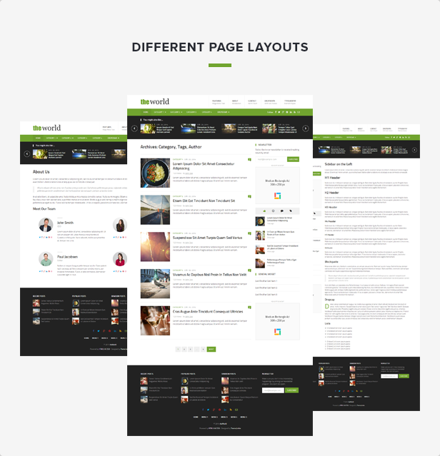 theWorld Layouts Feature