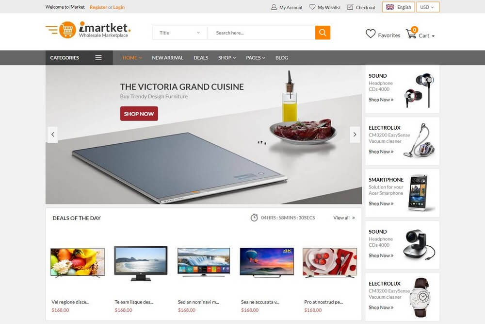 iMarket - Modern Shopify Store Theme