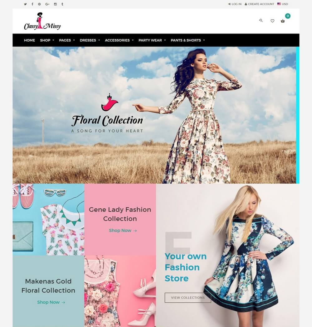 Fashion Lookbook Themes