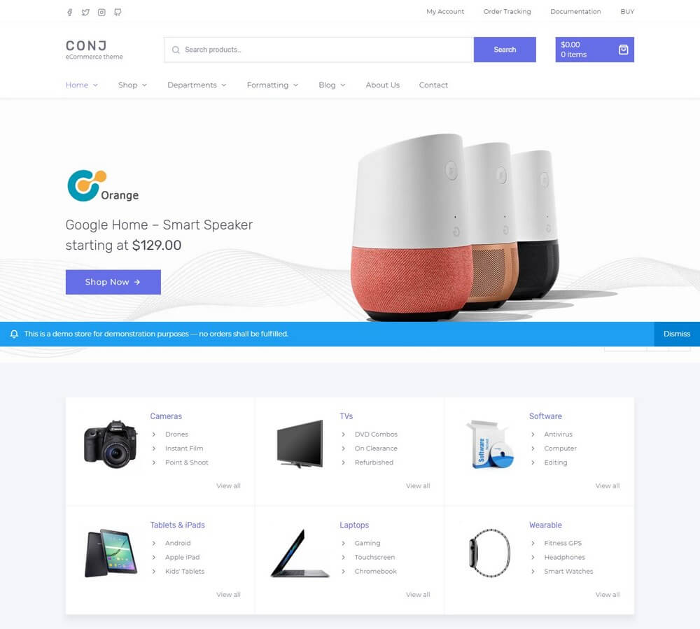Conj - Modern eCommerce WordPress Theme