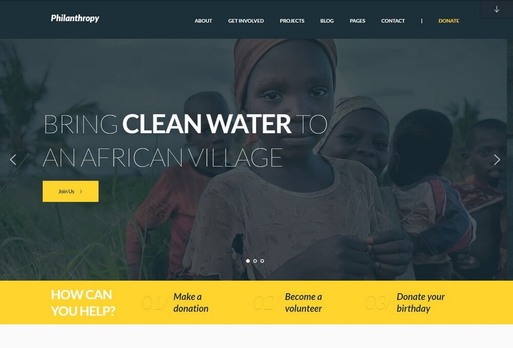 Philanthropy - Creative WordPress Theme For Nonprofits