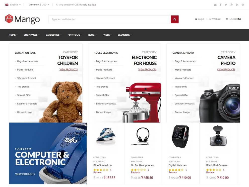 Mango - Responsive Amazon Affiliate WordPress Theme