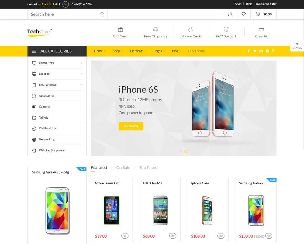 Techstore - Electronics Store Amazon Affiliate WordPress Theme