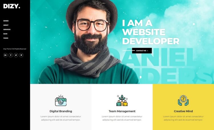 55+ Best WordPress Themes for Graphic Designers 2023 (Free & Premium ...