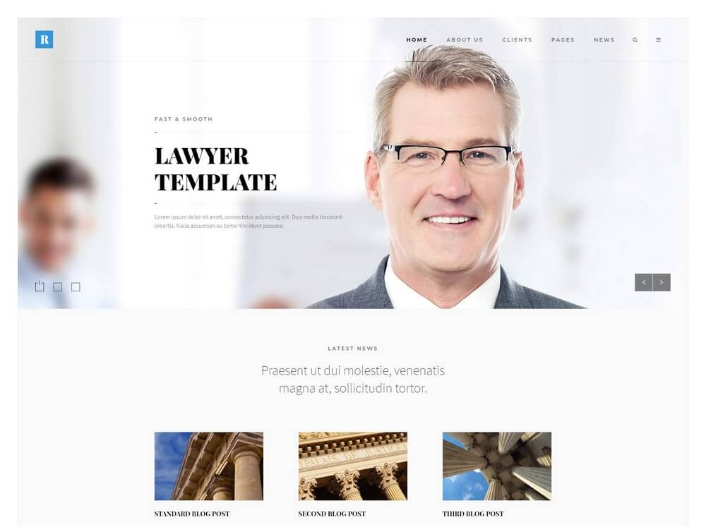Rely - Lawyer WordPress Theme for Law Firms