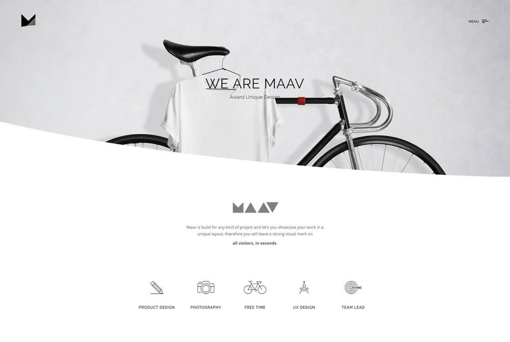 Maav - Modern Agency & Portfolio WordPress Theme