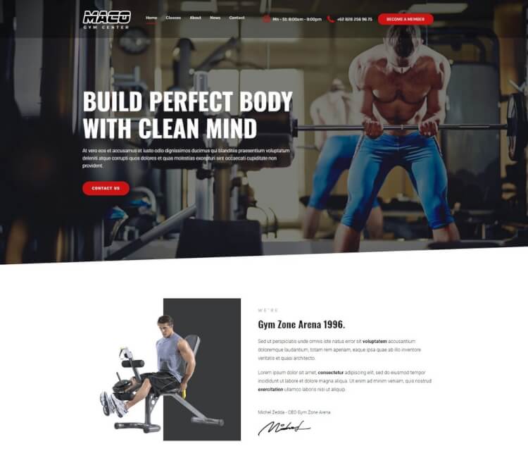 40+ Best Gym WordPress Themes 2024 (Free & Premium) - Theme Junkie