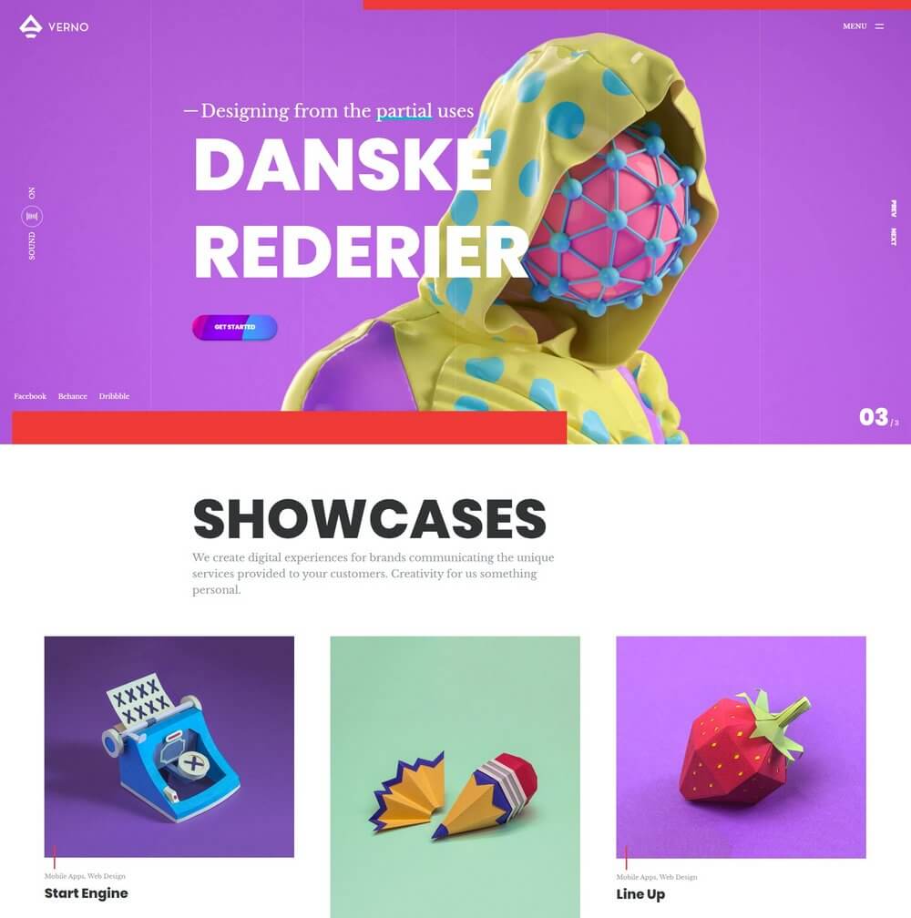Verno - Creative & Agency Portfolio WordPress Theme