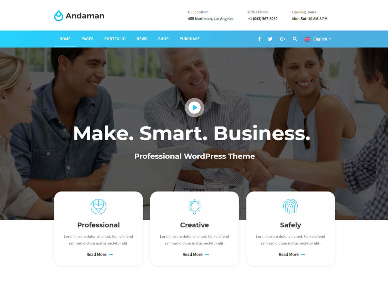 Andaman - Creative E-commerce MailChimp WordPress Theme