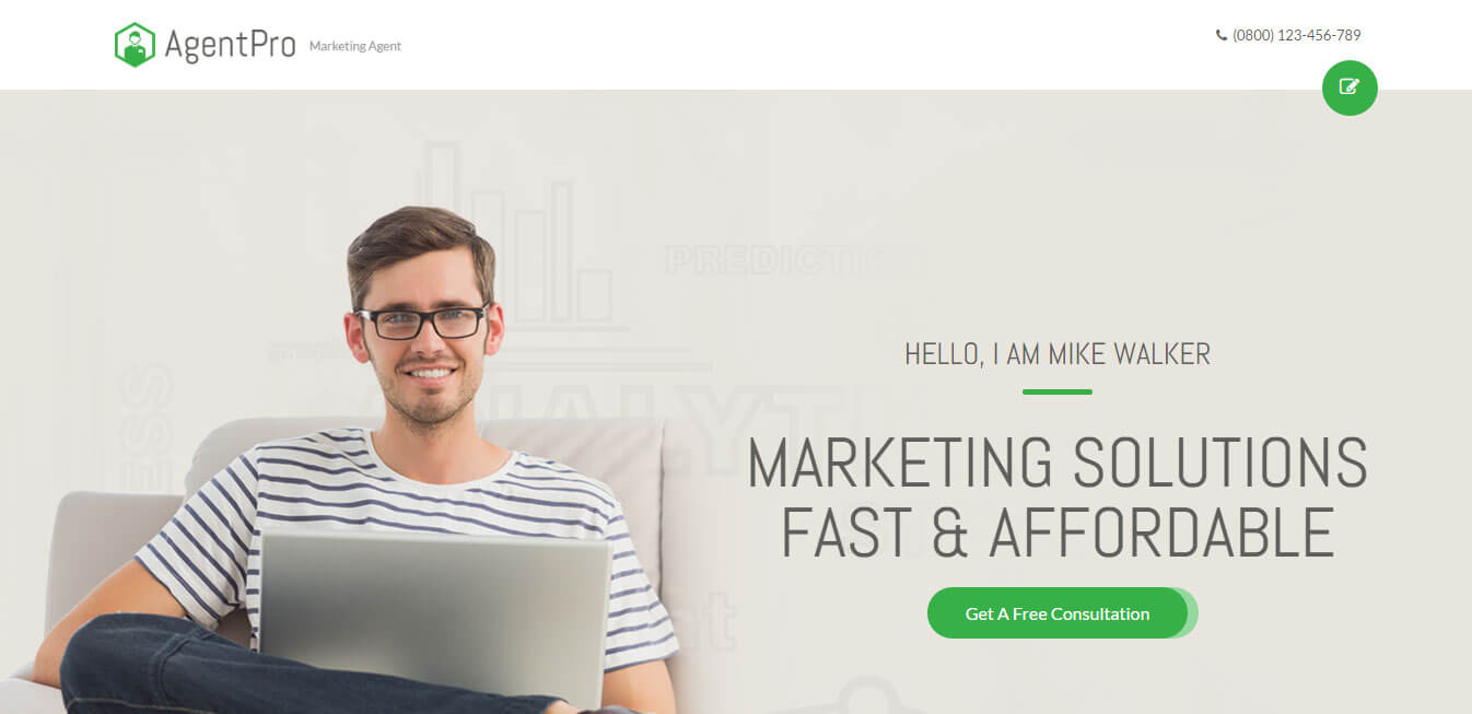 Agentpro - Agency Landing Page WordPress Theme