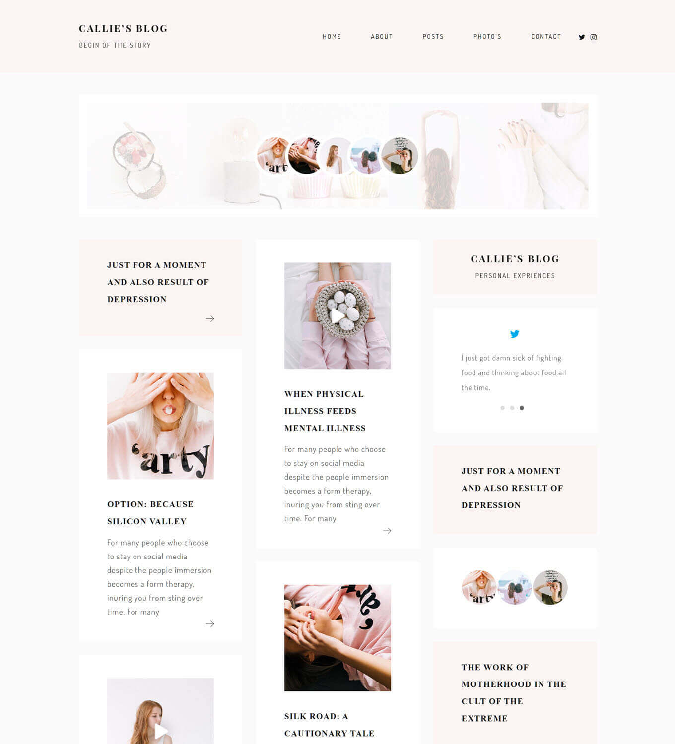 Callie - Blogging Gutenberg WordPress Theme