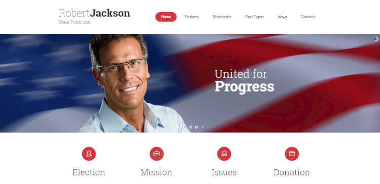 30 best political wordpress themes 2018 theme junkie wordpress political theme