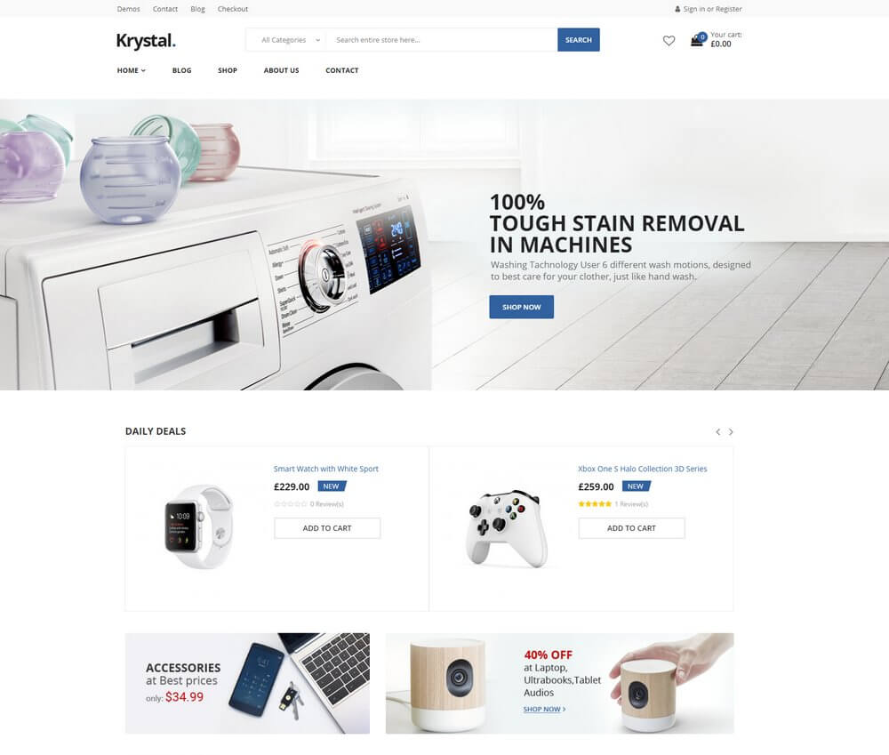 Krystal - Multipurpose WooCommerce WordPress Theme
