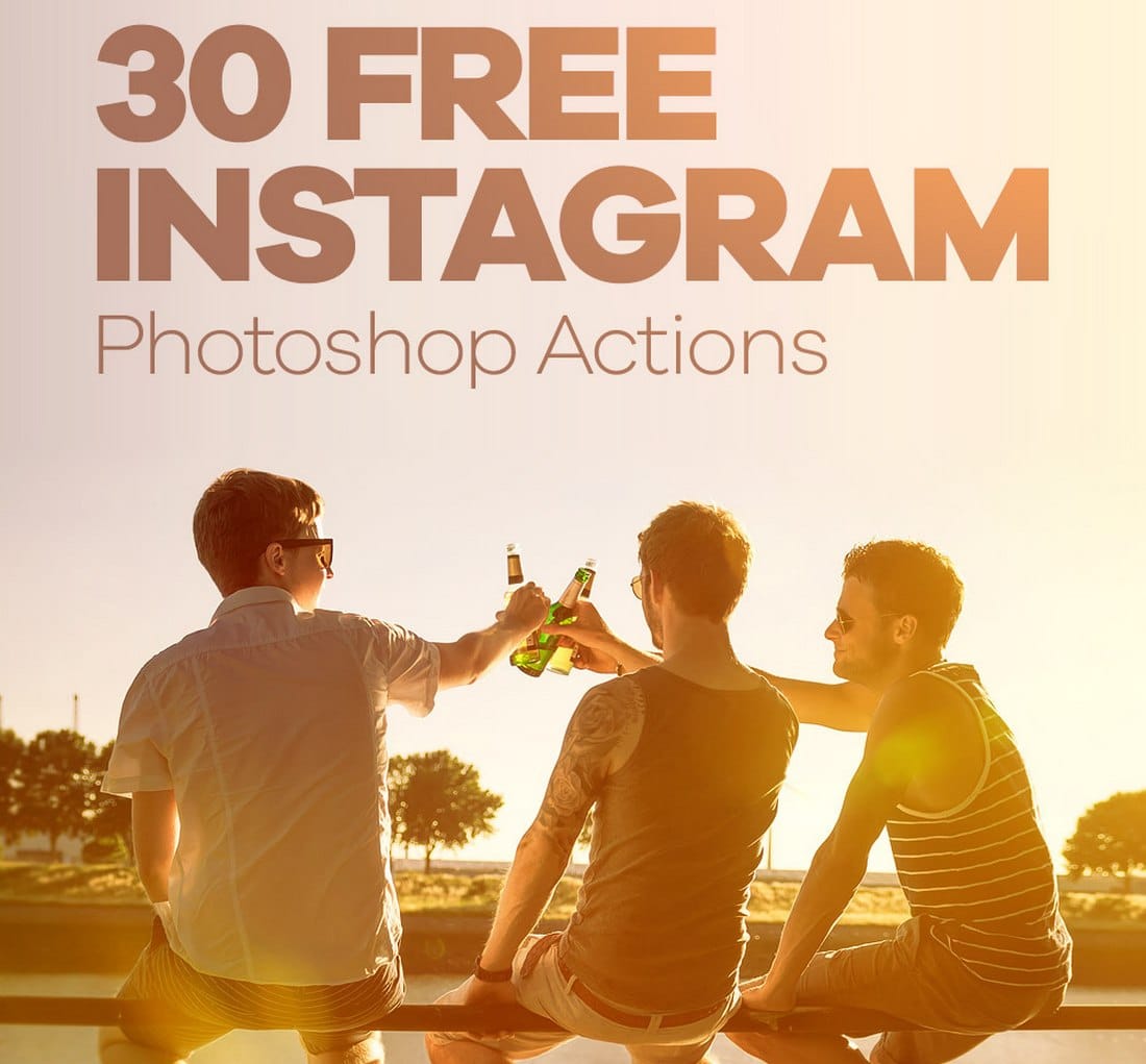 30 acciones de Photoshop gratis para Instagram