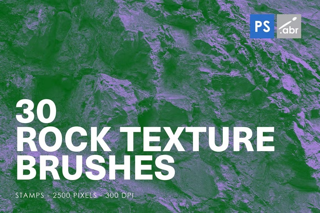 30 Rock Texture Photoshop Brushes