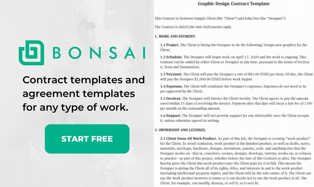 30. Bonsai contract templates