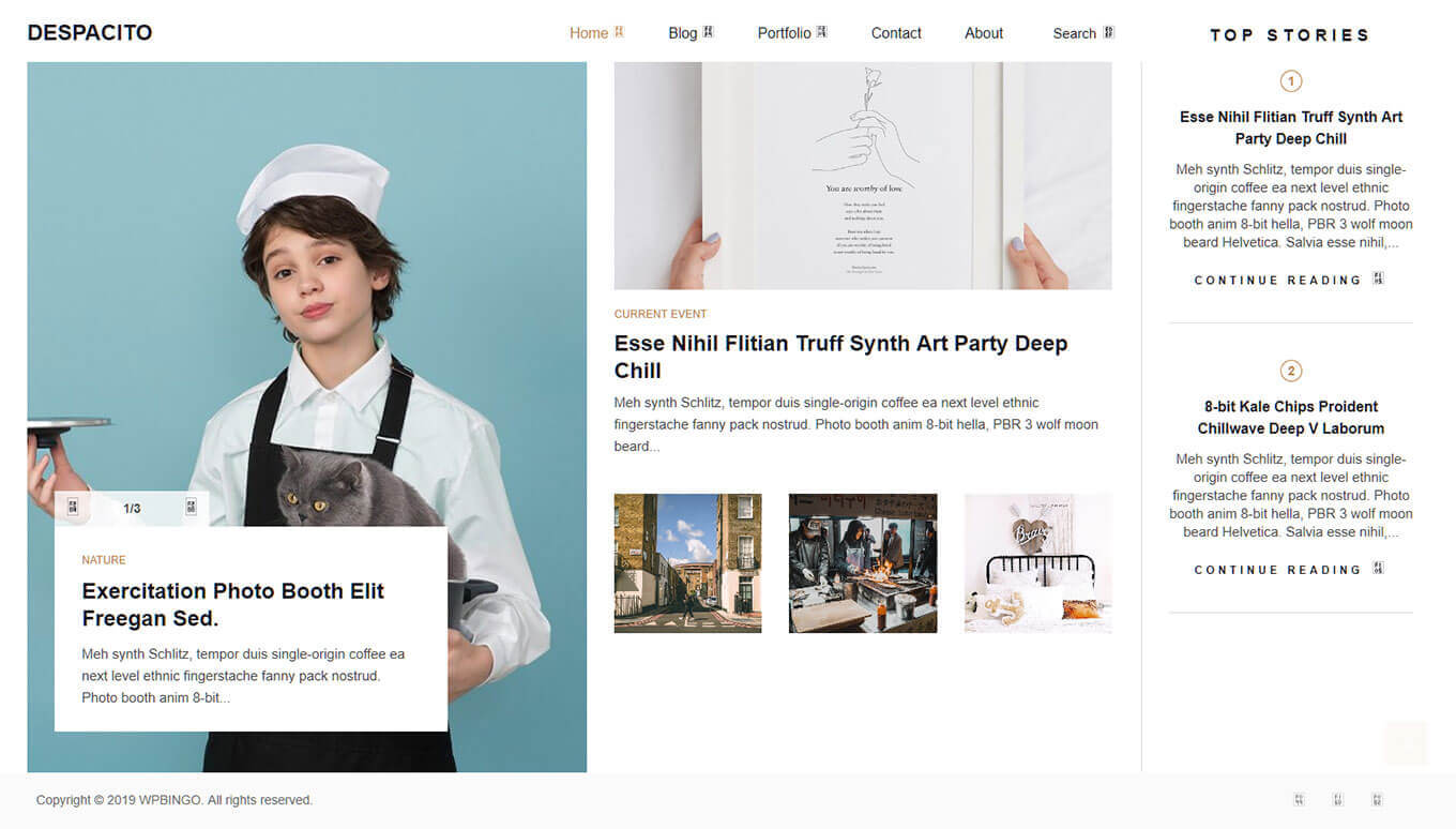 Despacito – Magazine and Blog Multilingual WordPress Theme