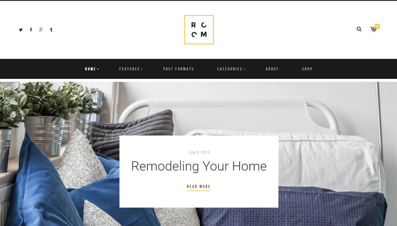 ROOM - Interior Design Blog and Furniture Shop Theme