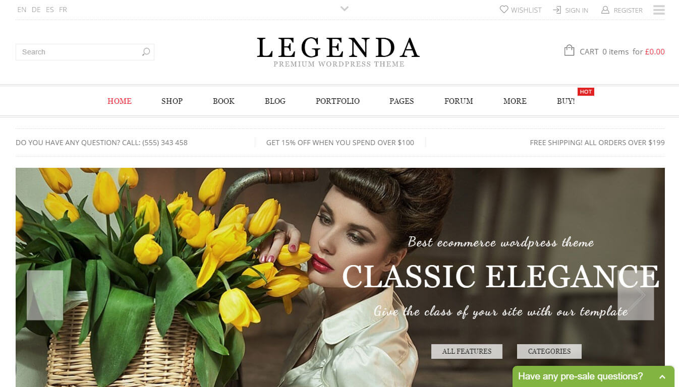 Legenda - Multi-Purpose Visual Composer WordPress Theme