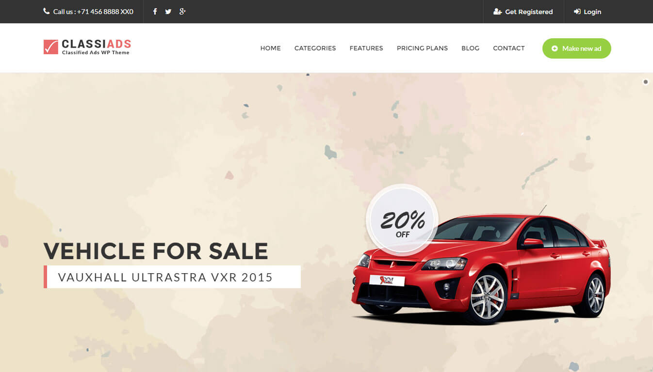 Classiads - Classifieds WordPress Theme