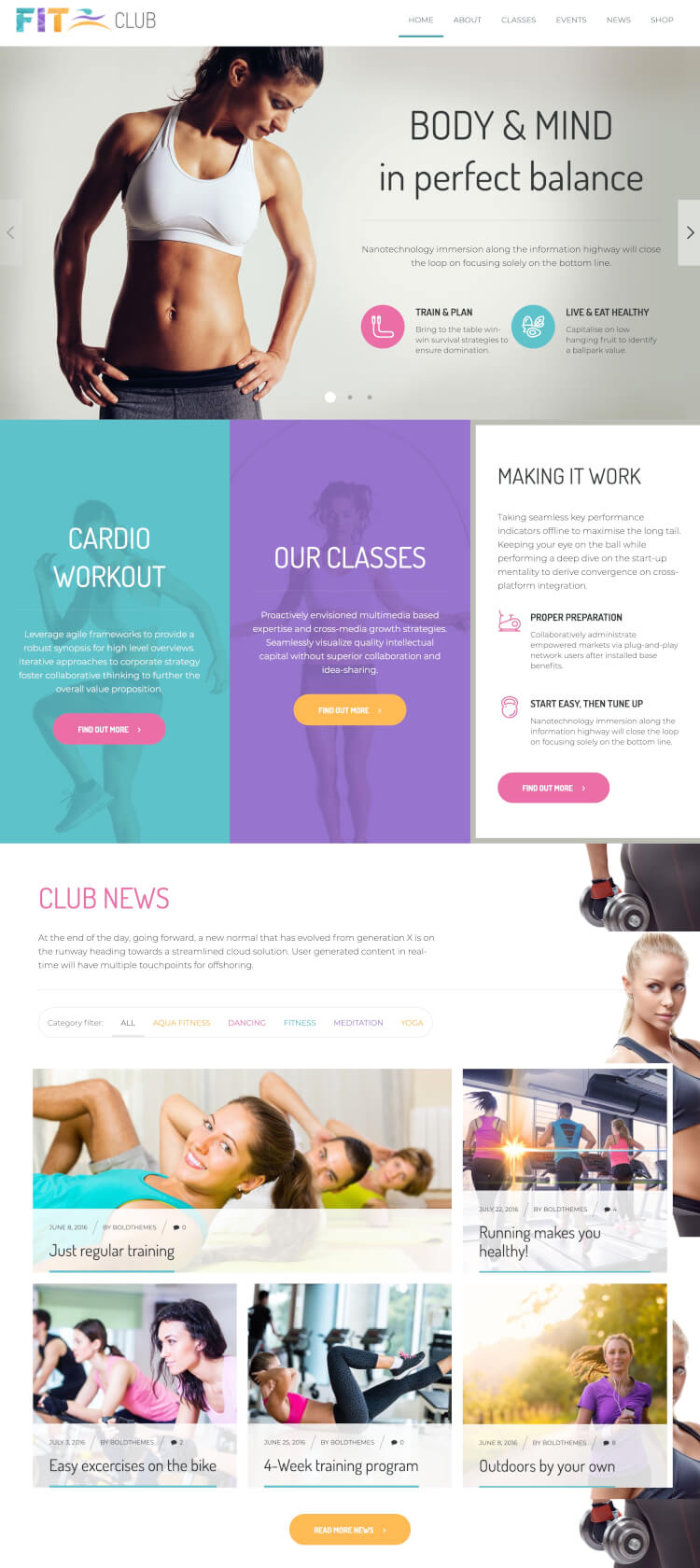 40+ Best Gym WordPress Themes 2024 (Free & Premium) Theme Junkie