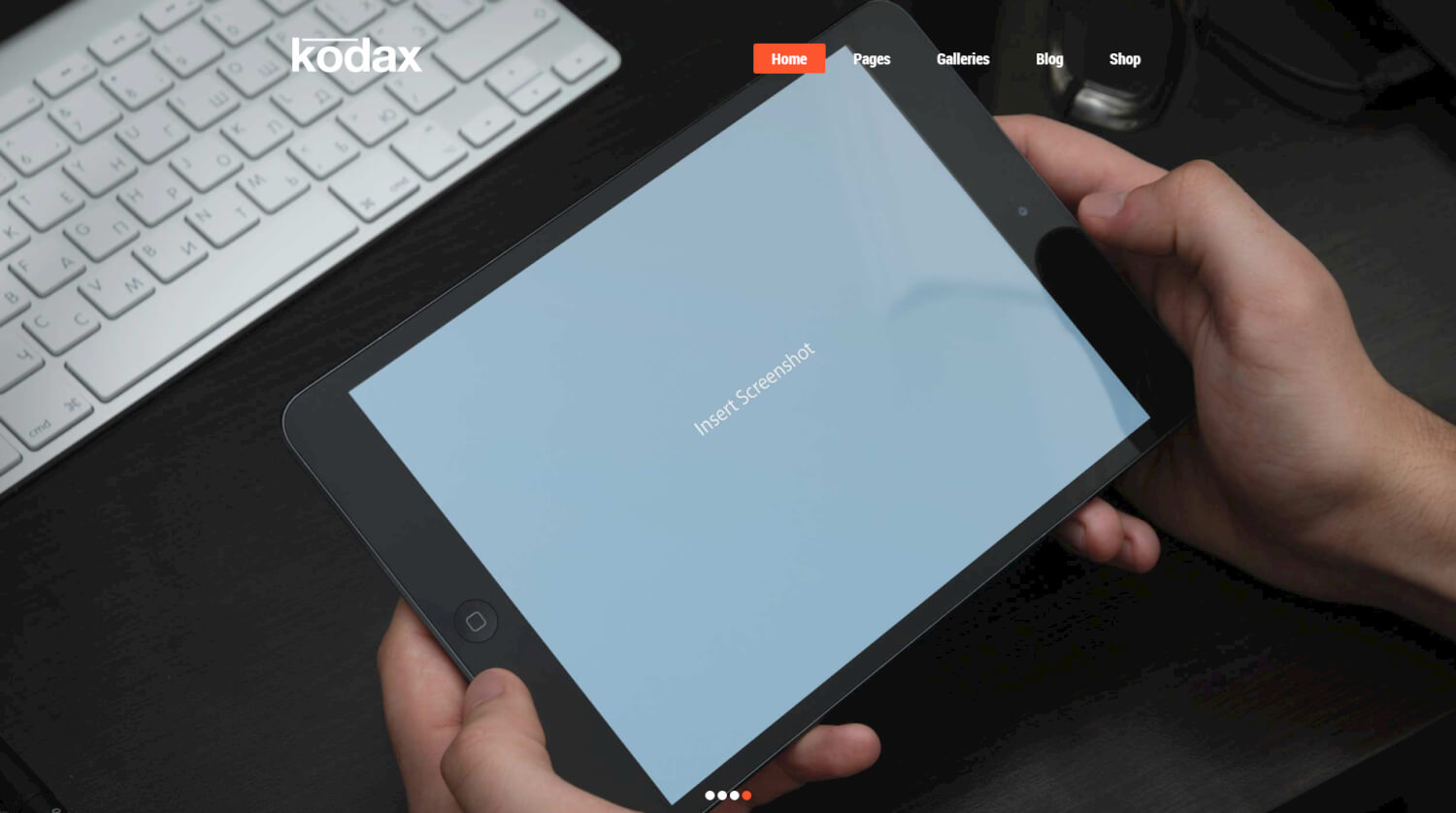 Kodax - Fullscreen WordPress Theme