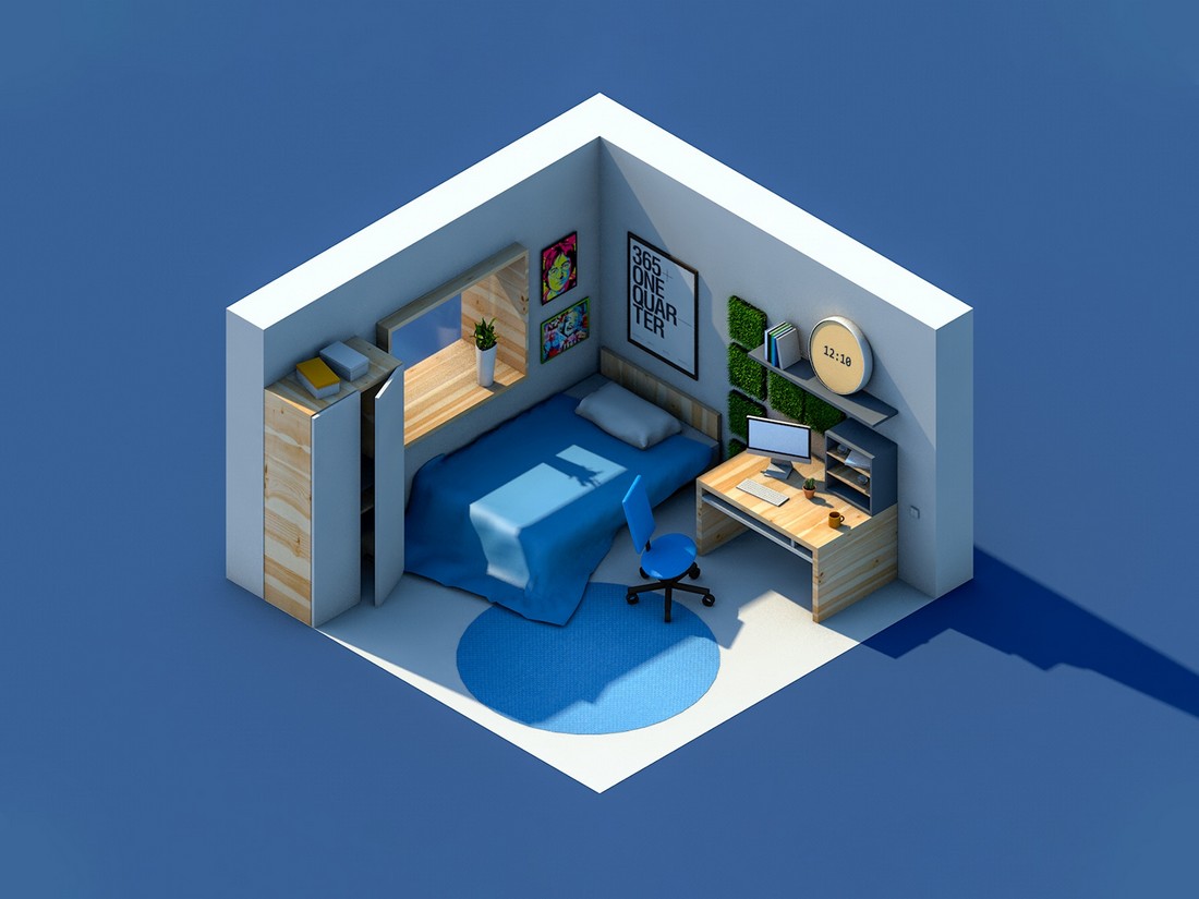 3d isometric