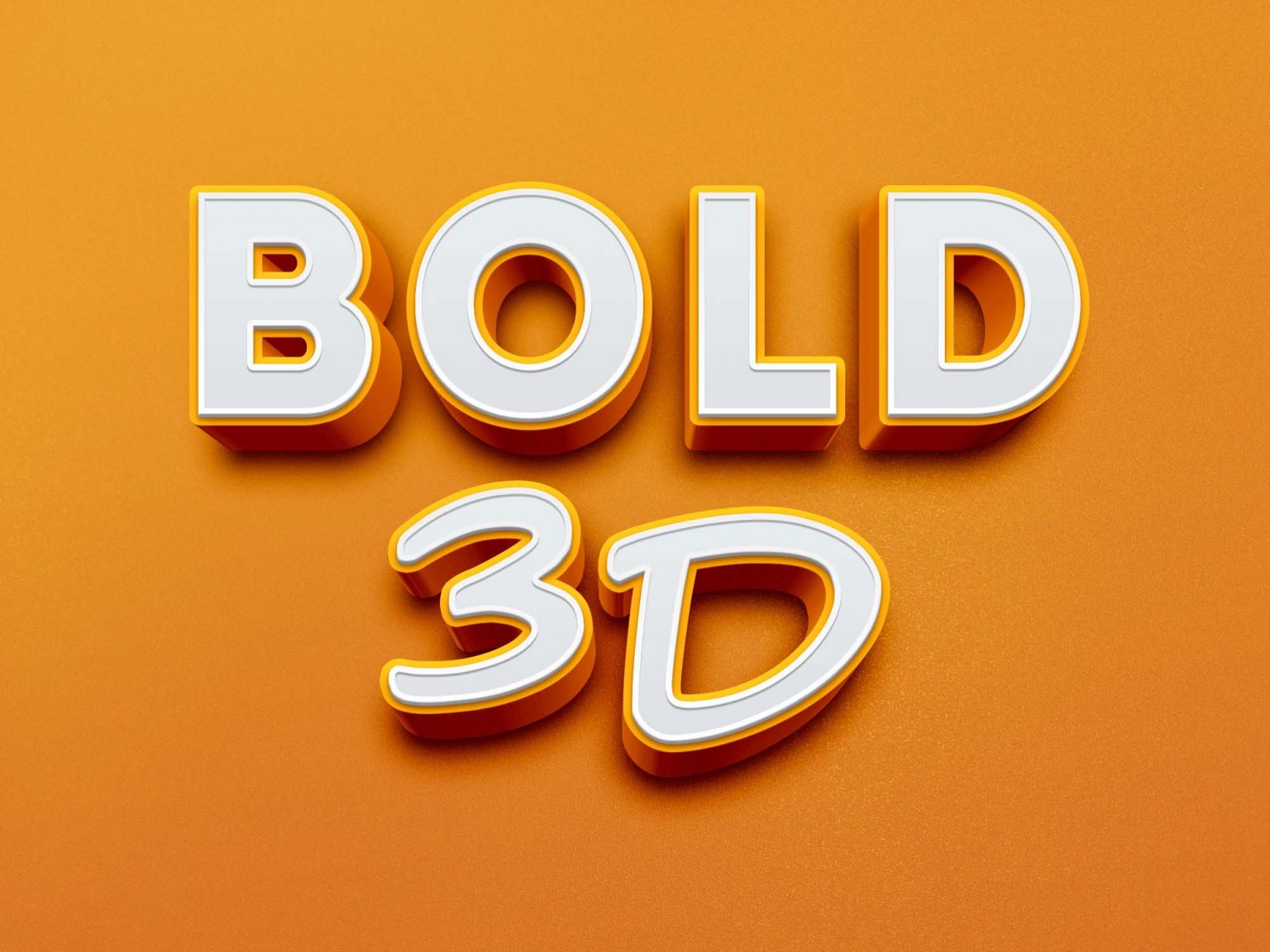 3d text effect photoshop