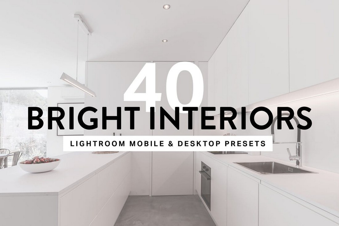 40 Bright Interior Lightroom Preset