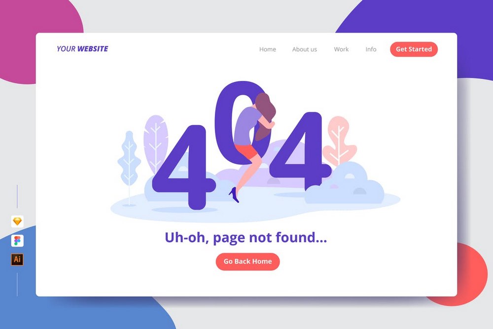 404 Error - Landing Page