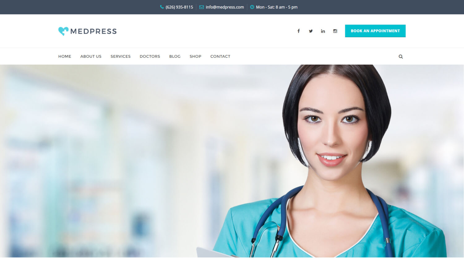 MedPress - Health and Medical WordPress Theme