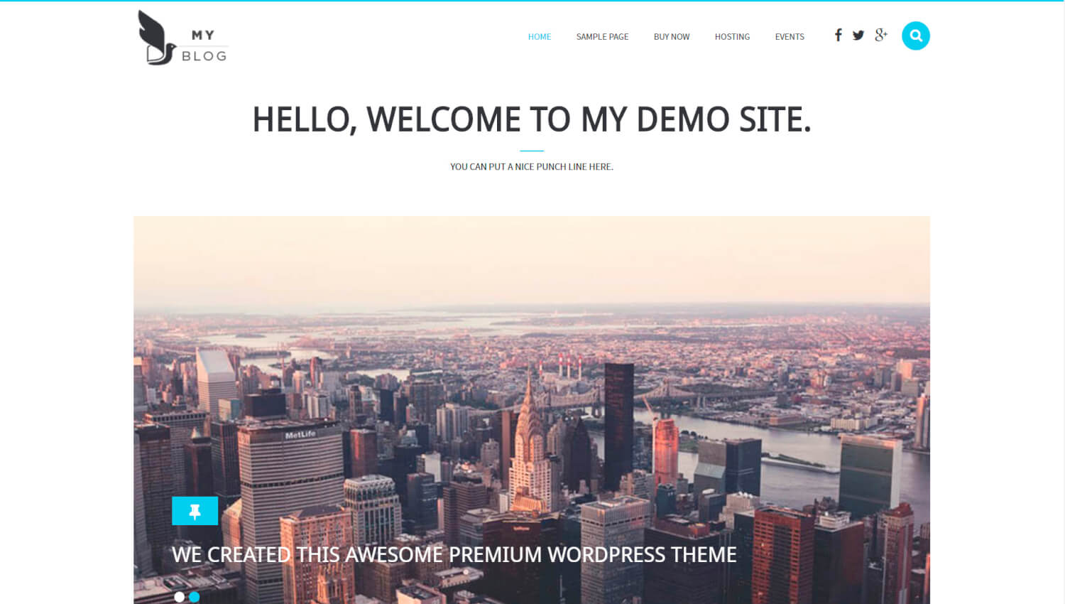 MyBlog - Simple Magazine WordPress Theme