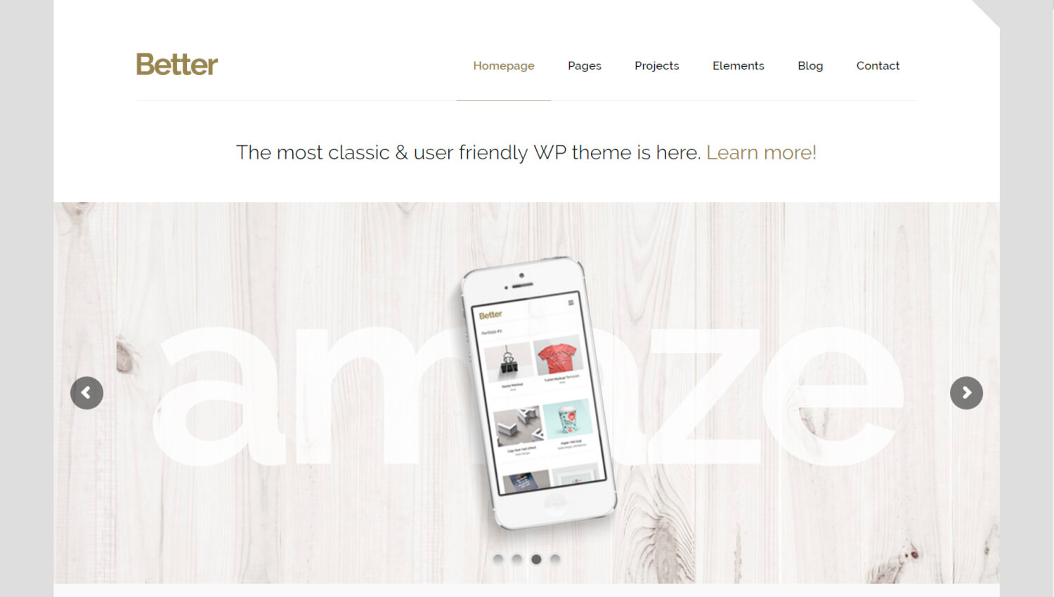Better - Minimalistic Business WordPress Theme
