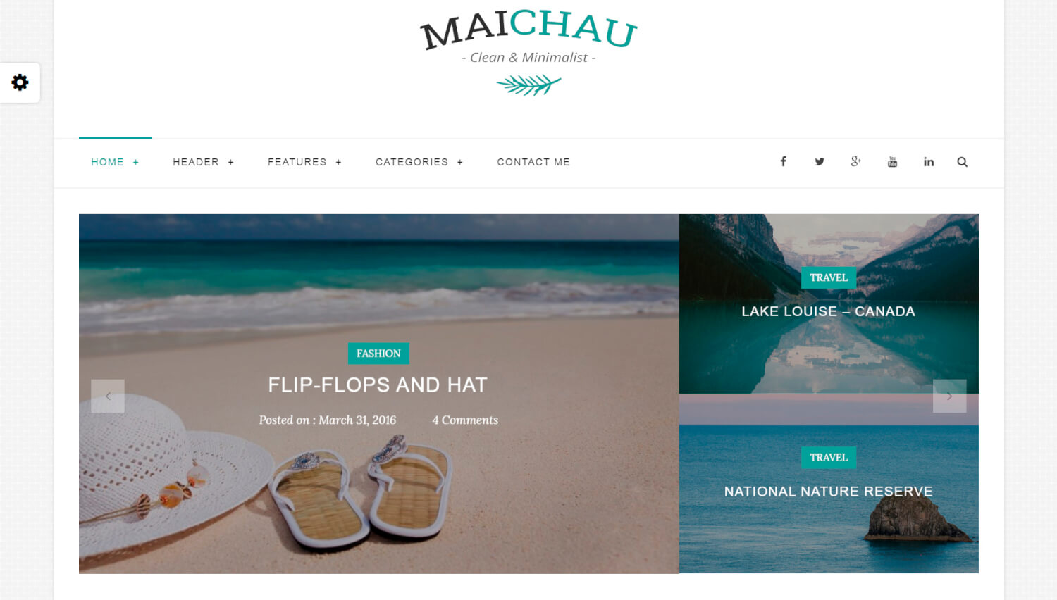 Maichau - Clean and SImple WordPress Theme
