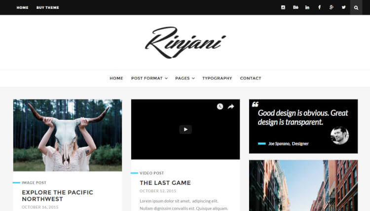 wordpress grid themes