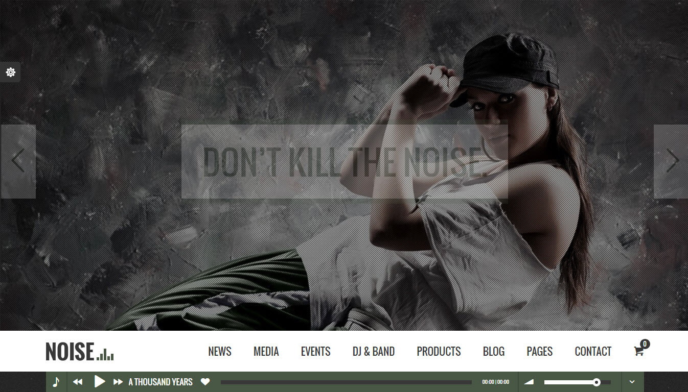 NOISE - Multi-purpose DJ WordPress Theme