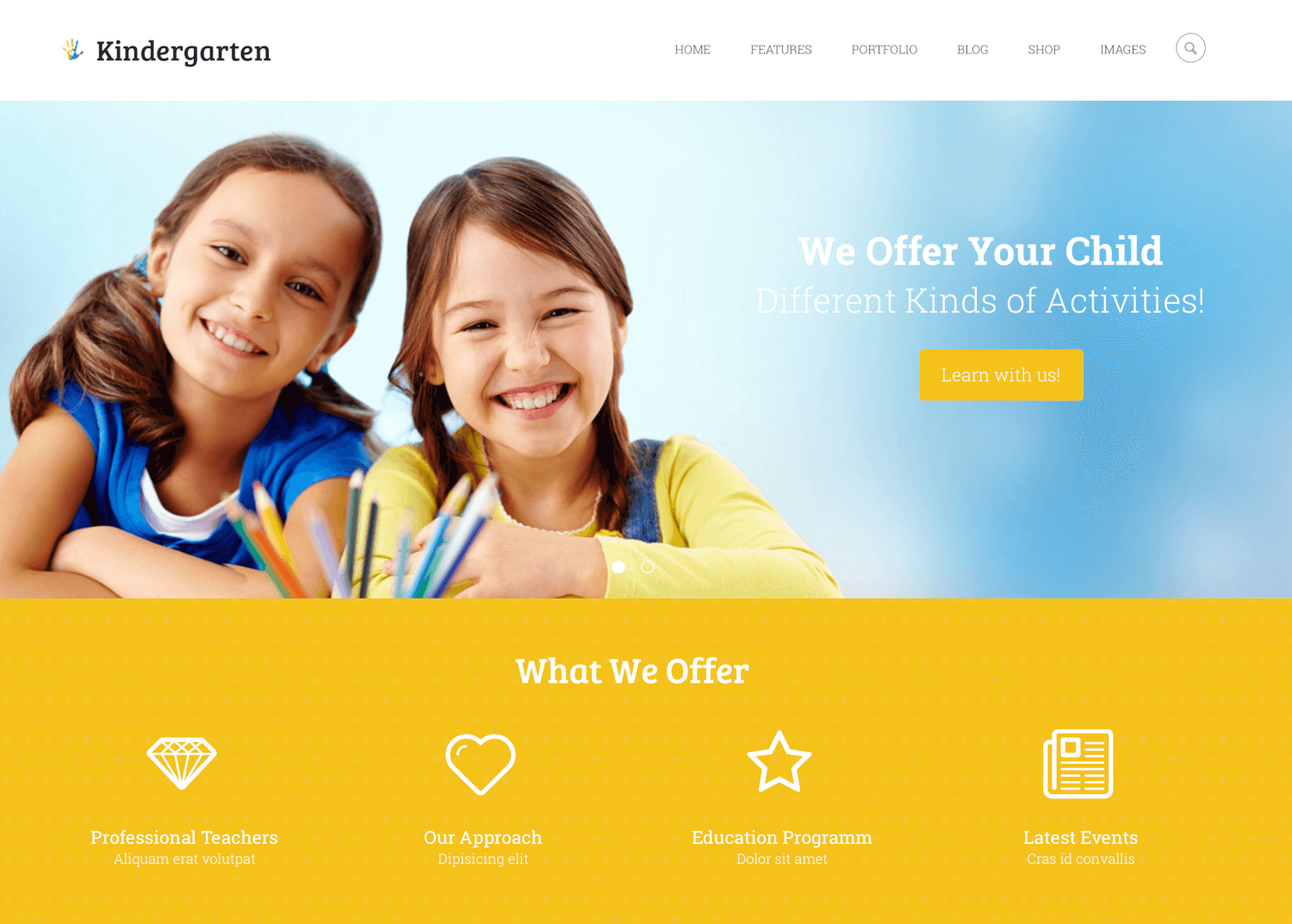 Kindergarten - Children WordPress Theme